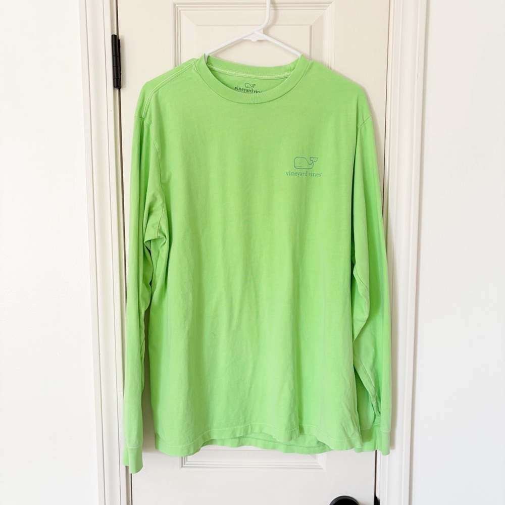 Vineyard Vines Lime Green Crew Neck Tee